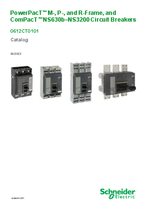 PowerPacT M-, P-, and R-frame and NS Circuit Breakers Catalog