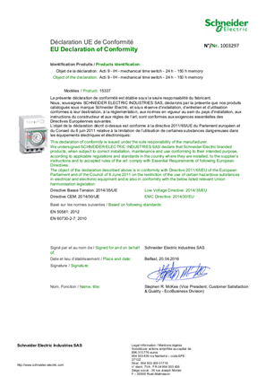 EU declaration of conformity