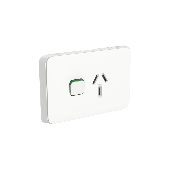Clipsal Iconic, Socket Switch, Horizontal Single, 20A, 250V