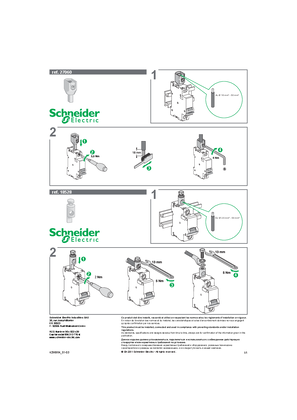 Connector for aluminium cable - Instruction Sheet