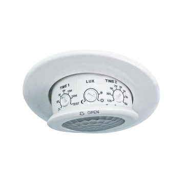 Clipsal - Motion Sensor, Infrascan PIR Sensor, 360 Degree, Flush Ceiling Mount, Gimble, Single Output