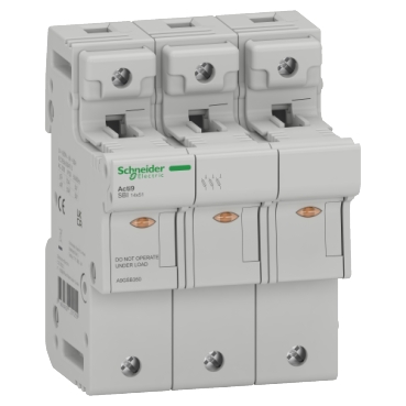 "ACTI9 SBI Olvadóbiztosítós szakaszoló, 3P, 14x51mm, 500V" A9GSB350