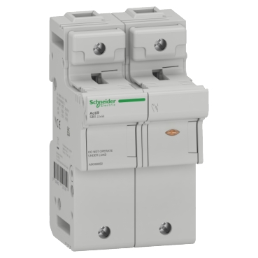 "ACTI9 SBI Olvadóbiztosítós szakaszoló, 1P+N, 22x58mm, 660V-80A, 500V-100A" A9GSB692