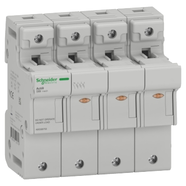 "ACTI9 SBI Olvadóbiztosítós szakaszoló, 3P+N, 14x51mm, 500V" A9GSB750