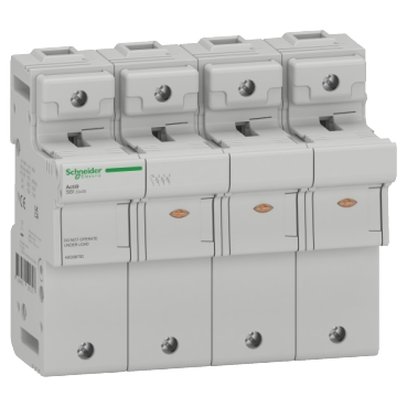 "ACTI9 SBI Olvadóbiztosítós szakaszoló, 3P+N, 22x58mm, 660V-80A, 500V-100A" A9GSB792