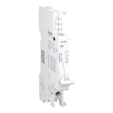 ACTI9 iOF segédérintkező, C120/C60H-DC, 0.1-6A, 24-415VAC, 24-130VDC, alsó bekötés A9N26904