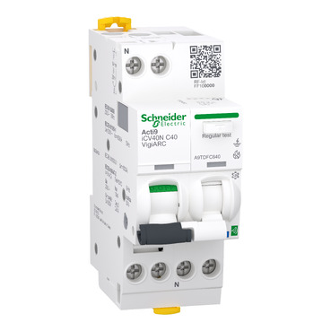 ACTI9 Active iCV40N VigiARC, A-SI osztály, 1P-N, C, 40A, 30mA A9TDFC640