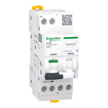 ACTI9 iC40N ARC, 1P-N, C, 16A A9TPE4616
