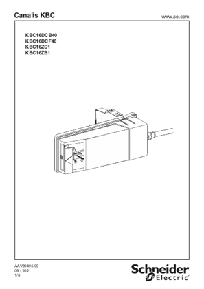 KBC16DC.40 - 16A TAP-OFF UNIT  - Instruction Sheet
