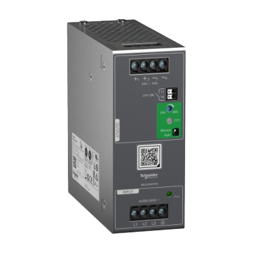 Szabályozott tápegység, 380...500V AC, 24V, 10A, 3 fázis, univerzális ABLU3A24100