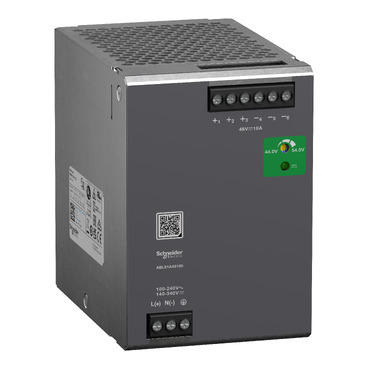 Szabályozott tápegység, 100...240V AC, 48V, 10A, egyfázisú, optimalizált ABLS1A48100