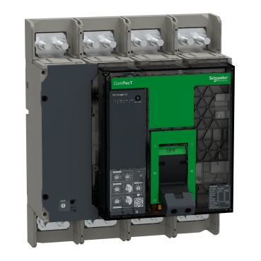 "NS 1250 H 4P fix kézi vezérlésű készülék mellső csatlakozás Micrologic 6.0" C125H460FM