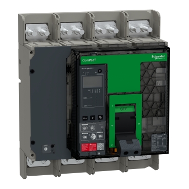 "NS 1250 N 4P fix kézi vezérlésű készülék mellső csatlakozás Micrologic 5.0E" C125N45EFM