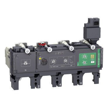 Kioldóegység MicroLogic 4.3 AB   ComPacT NSX 400/630 megszakítóhoz, elektronikus, beállítás 400 A, 4P4d C4044B400