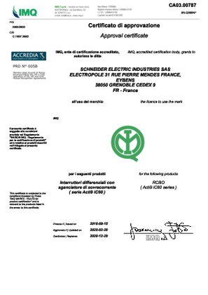 Approval Certificate