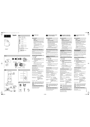 Acti 9- IC2000 Indoor Twilight Switch-Operating instructions (EN)