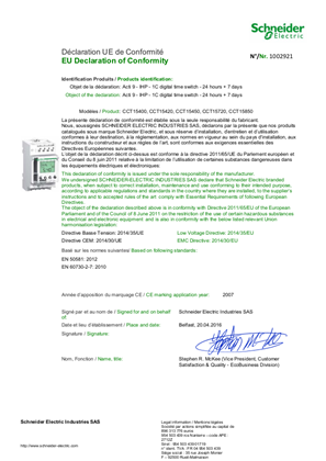 EU declaration of conformity