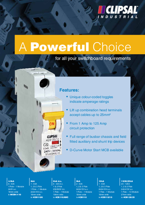 A Powerful Choice, for all your switchboard requirements