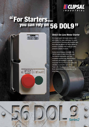 56 DOL9 Series 2 - Direct On-Line Motor Starter