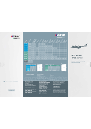 Jetstream 4CC and 4FCC Series Economical Surface and Flush Mounting Consumer Switchboards, 20069