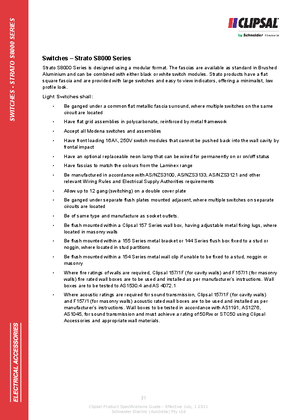 Technical Specifications - Switches - Strato S8000 Series