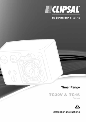 Installation Instructions - F339/03 - TC32V & TC15 Series Timer Range, 21201
