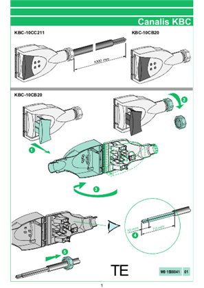 Canalis- KBC Tap-off unit-Installation Instructions (EN)