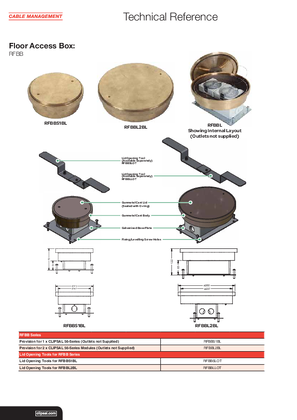 Technical Information - Floor Access Box: RFBB
