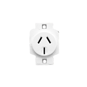 Standard Series, Automatic Single Switch Socket Outlet, 250VAC, 20A, 2 Pole, Less Bracket