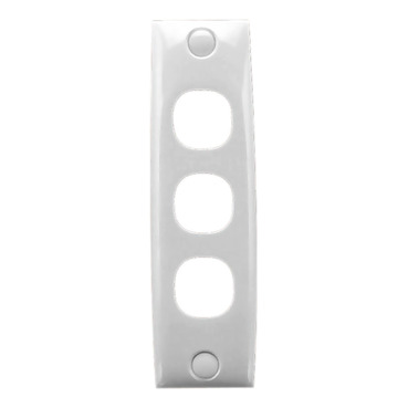 Standard Series, Flush Plate, 3 Gang, Architrave