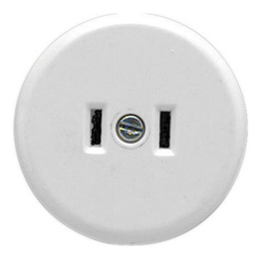 Standard Series, Single Socket Outlet, 125VAC, 10A, 2 PIN ParAllel, Surface Mount