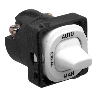 Clipsal - Mechanisms, Switch, 1 Pole, 250VAC, 10A, Auto/Off/Man