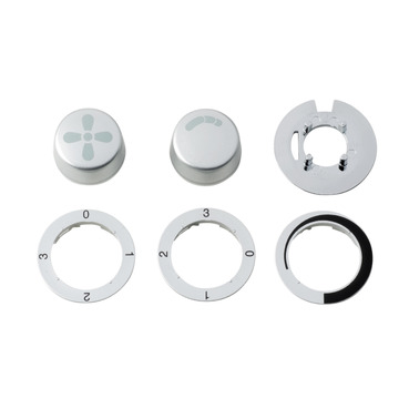 Saturn Series, Light Dimmer And Fan Control Mechanism Knob Kit, Suits Horizon Colours