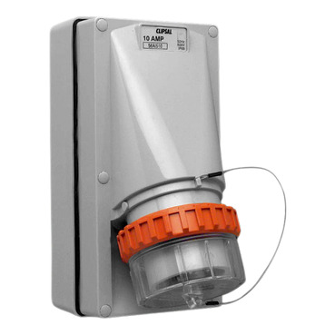 Clipsal - 56 Series, Appliance Inlet, 5 Round PIN, 10A, 500V, IP66