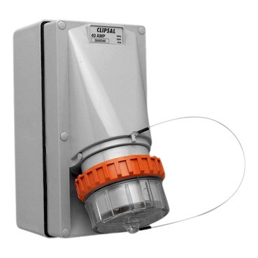 Clipsal - 56 Series, Appliance Inlet, 5 Round PIN, 40A, 500V, IP66