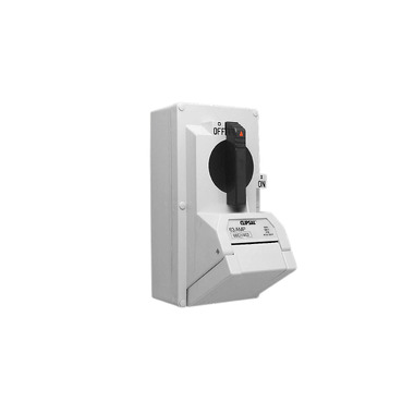 66 Series, Switched Socket Outlet, 500V, 63A, 4 Round PIN, IP66