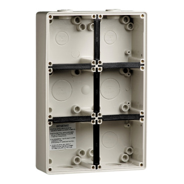 Clipsal - 56 Series, Mounting Back Box, 6 Gang