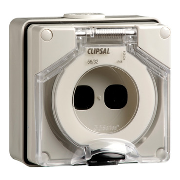 Clipsal - 56 Series, Aperture Enclosure, 2 Gang