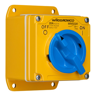 Metal Clad, Switch, 3 Pole, 20A, 415V, Made Of Cast Aluminium