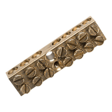 Clipsal - Max 4, Brass Link Bar, 100mm500 V 7 Hole