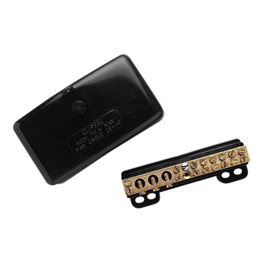 Clipsal - Max 4, Maxi Neutral Link, 110mm500 V 11 Hole With Cover Back Wiring Black