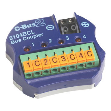 C-Bus, Coupler Input Unit, 4 Channel, Supports On-Board Scenes