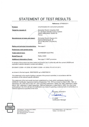CEBEC certificate