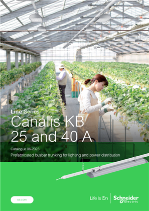 Catalogue Canalis KB 25 and 40 A