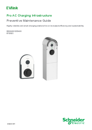 EVlink Pro AC Charging Infrastructure, Preventive Maintenance Guide