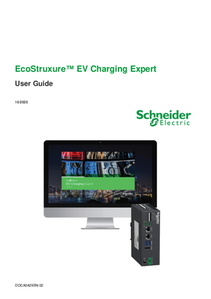 EcoStruxure EV Charging Expert 6.0 - User Guide for HMIBX1