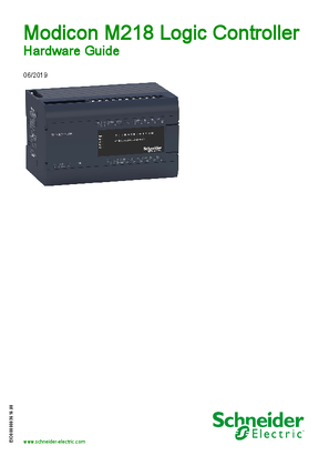 Modicon M218 Logic Controller - Hardware Guide
