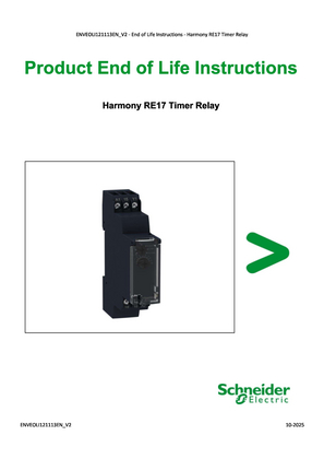 Harmony RE17 Timer Relay