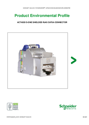ACTASSI S-ONE SHIELDED RJ45 CAT6A CONNECTOR