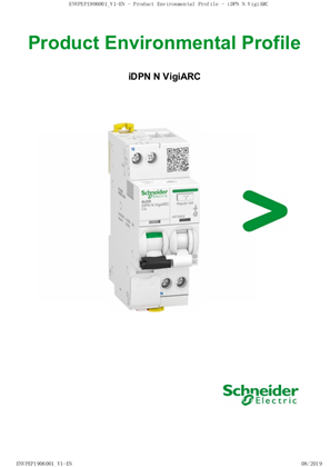 iDPN N VigiARC C20 - Product Environmental Profile